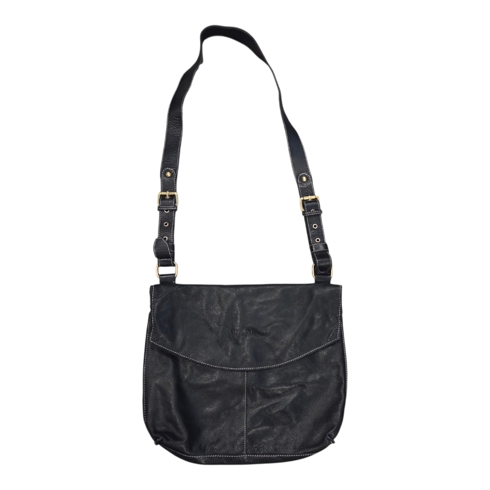 Avorio Italian Leather Crossbody Bag